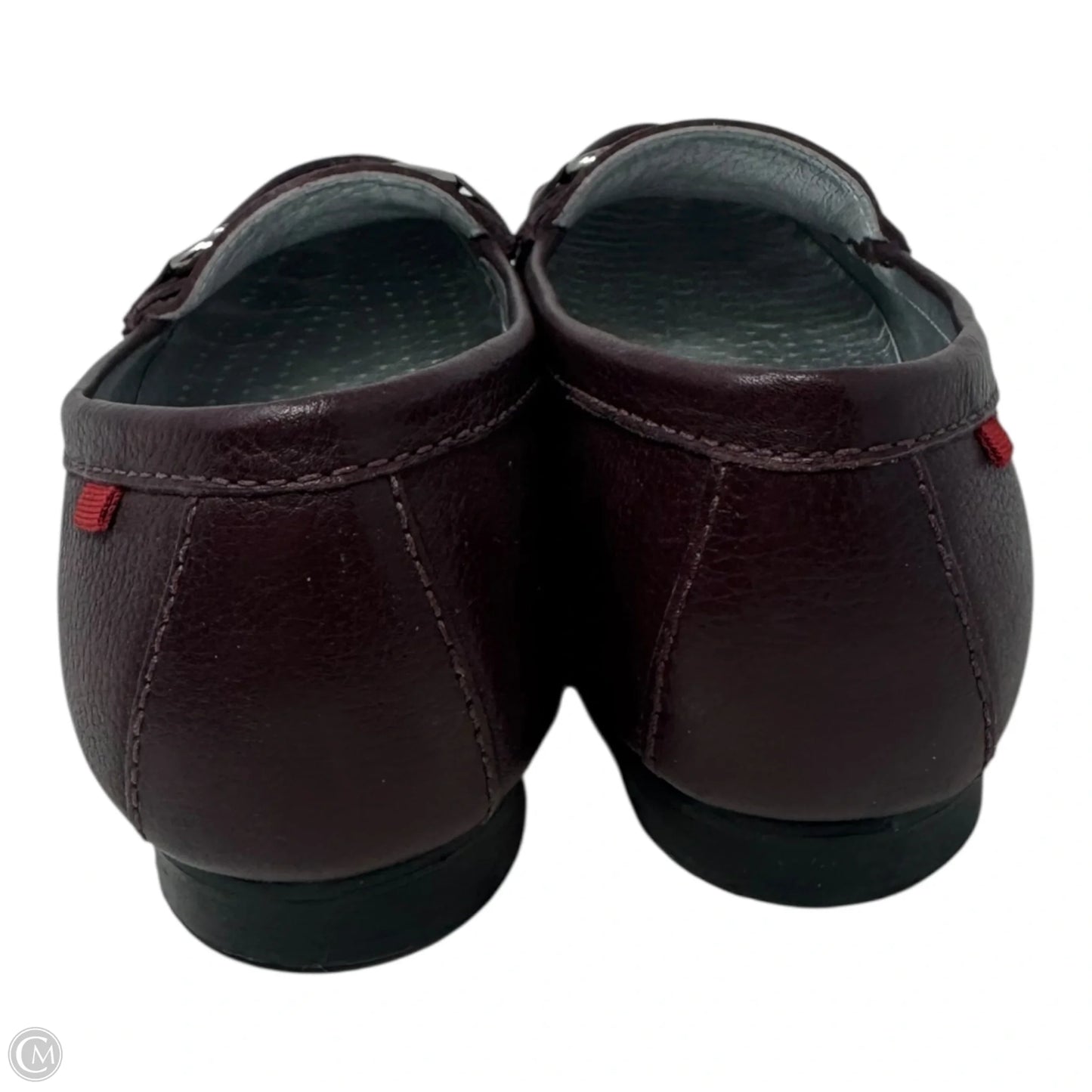 Grand St Loafers By Marc Joseph In Maroon, Size: 10.5
