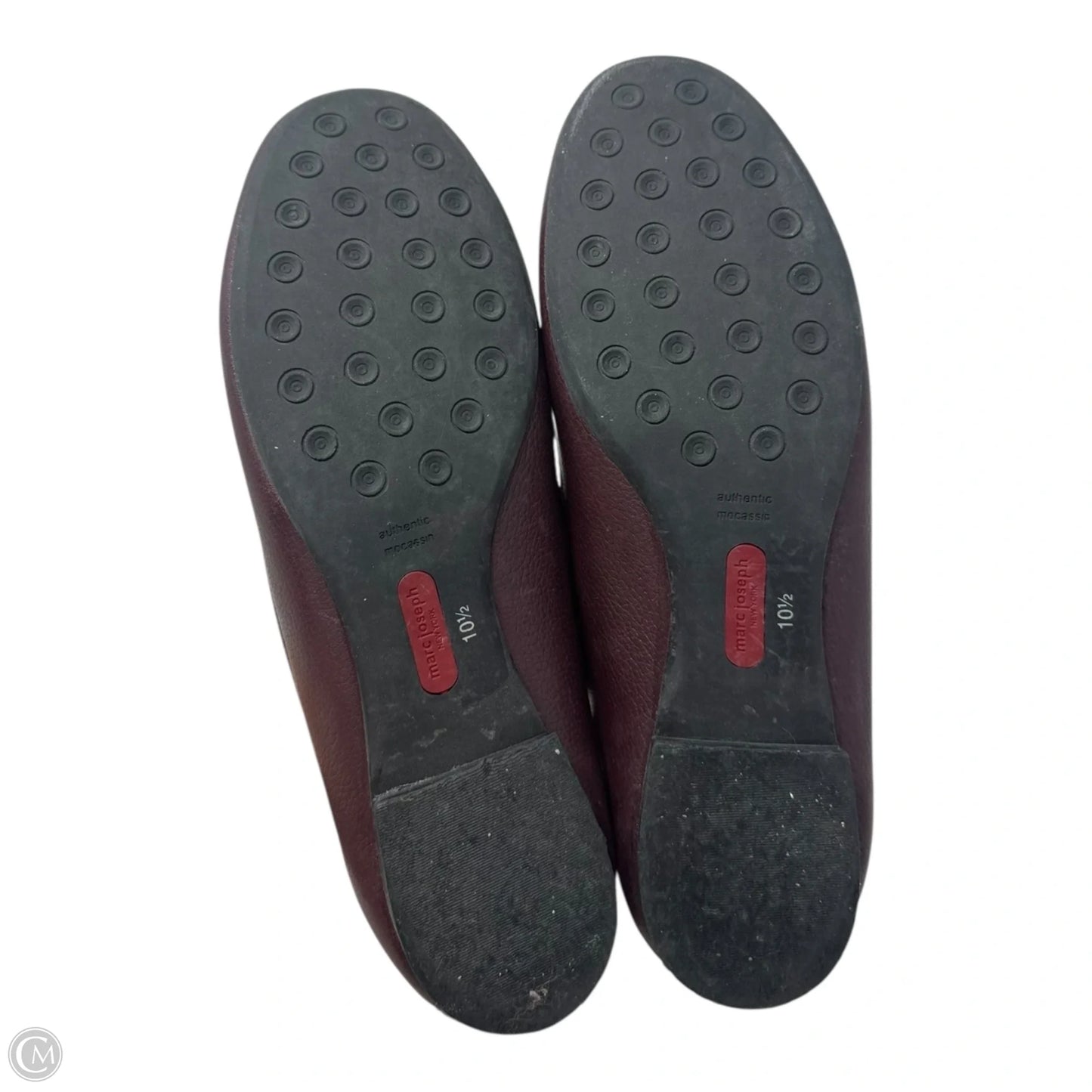 Grand St Loafers By Marc Joseph In Maroon, Size: 10.5