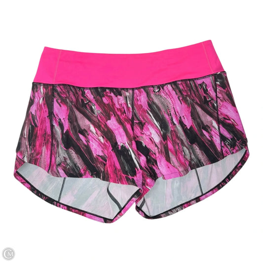 Speed Up Shorts By Lululemon In Incentive Refresh Multi / Pink Highlight, Size: 8