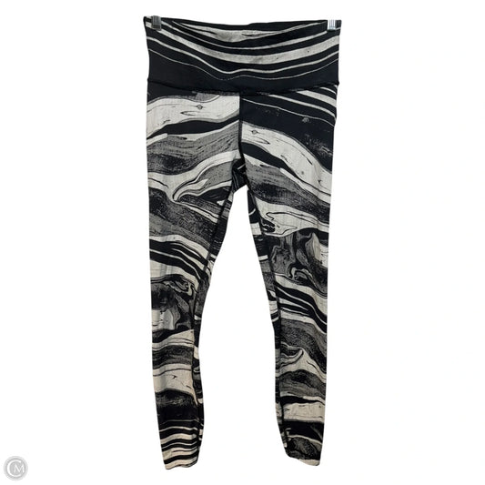 Speed Wunder Tights By Lululemon In Marbled Mix Speed Wunder 50 G White Black, Size: 6
