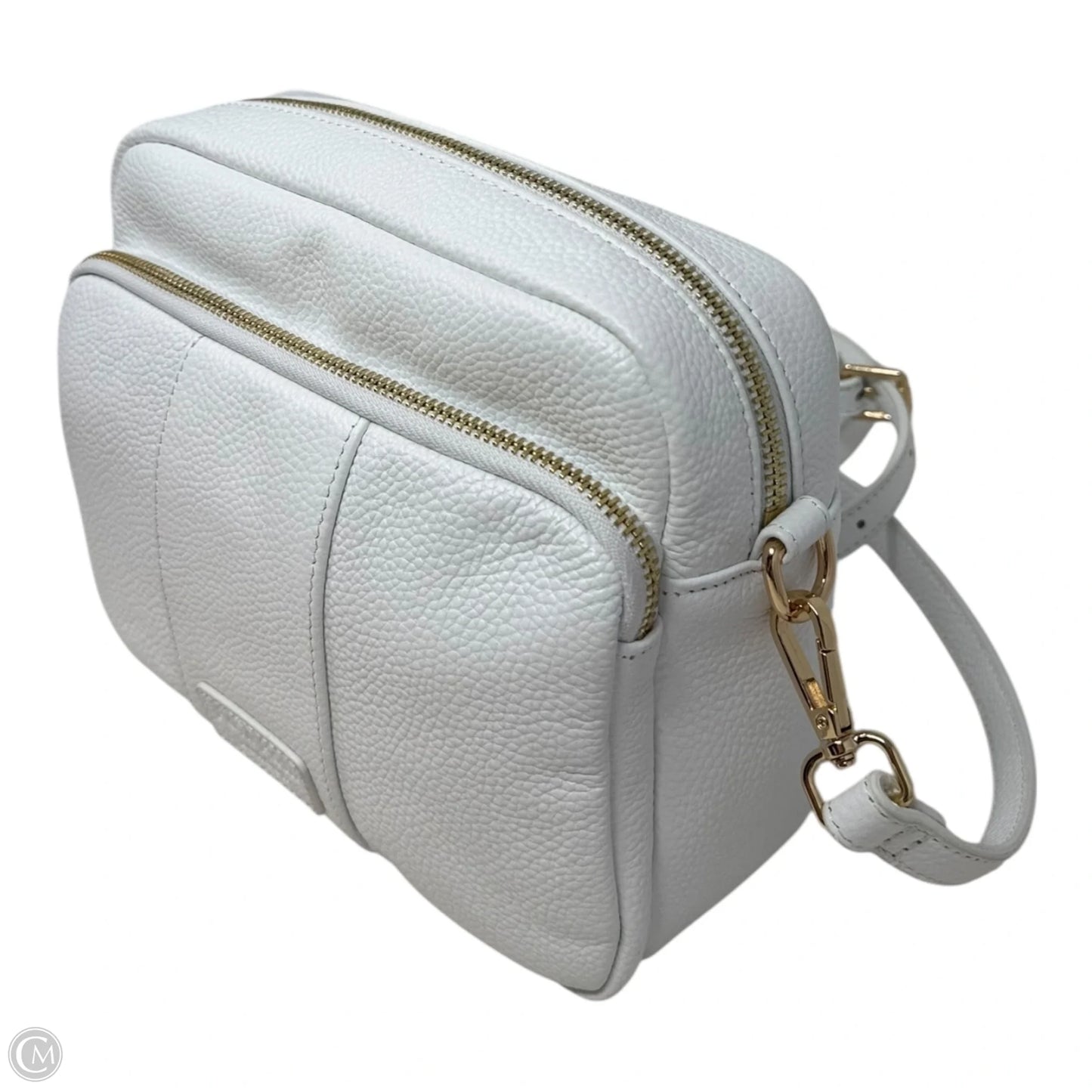 Mayfair Crossbody Handbag Leather By Pom Pom London, Size: Medium