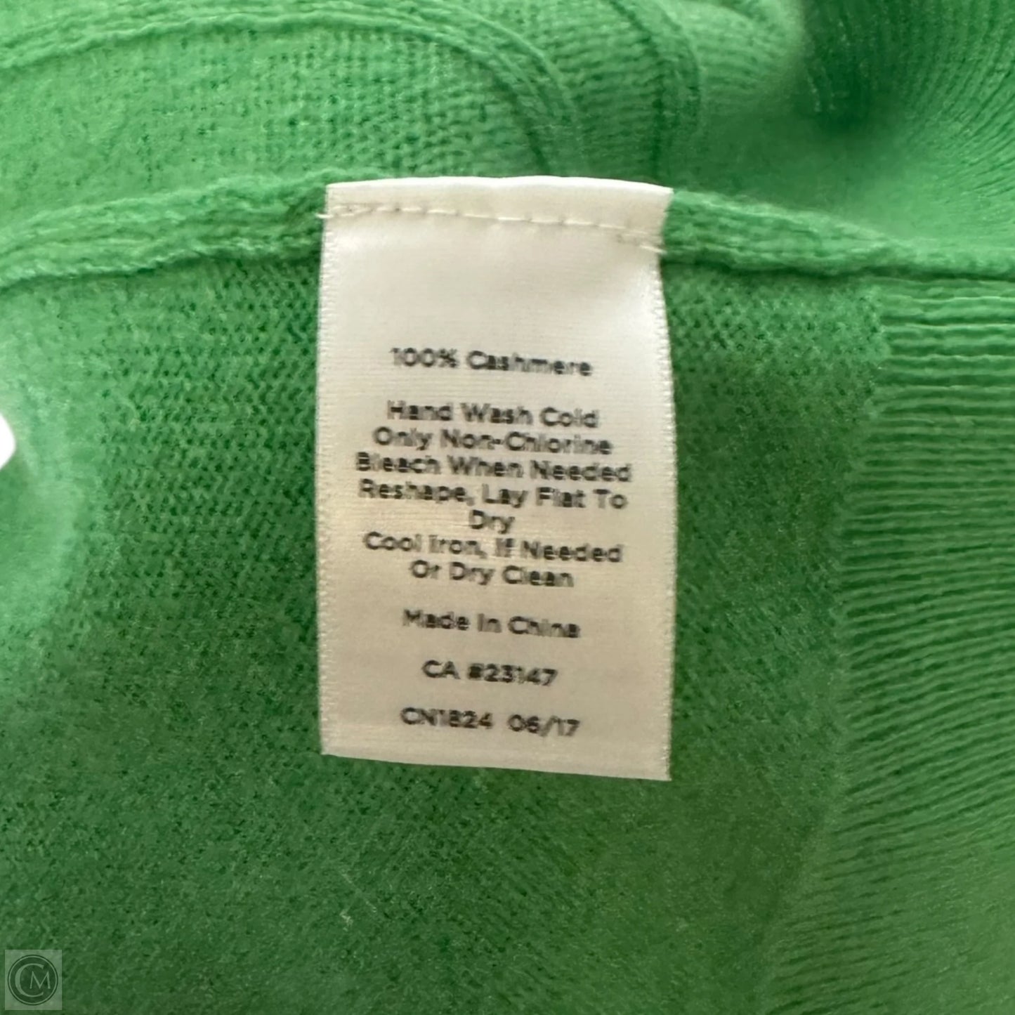 Sweater Cardigan Cashmere By J. Crew In Green, Size: S
