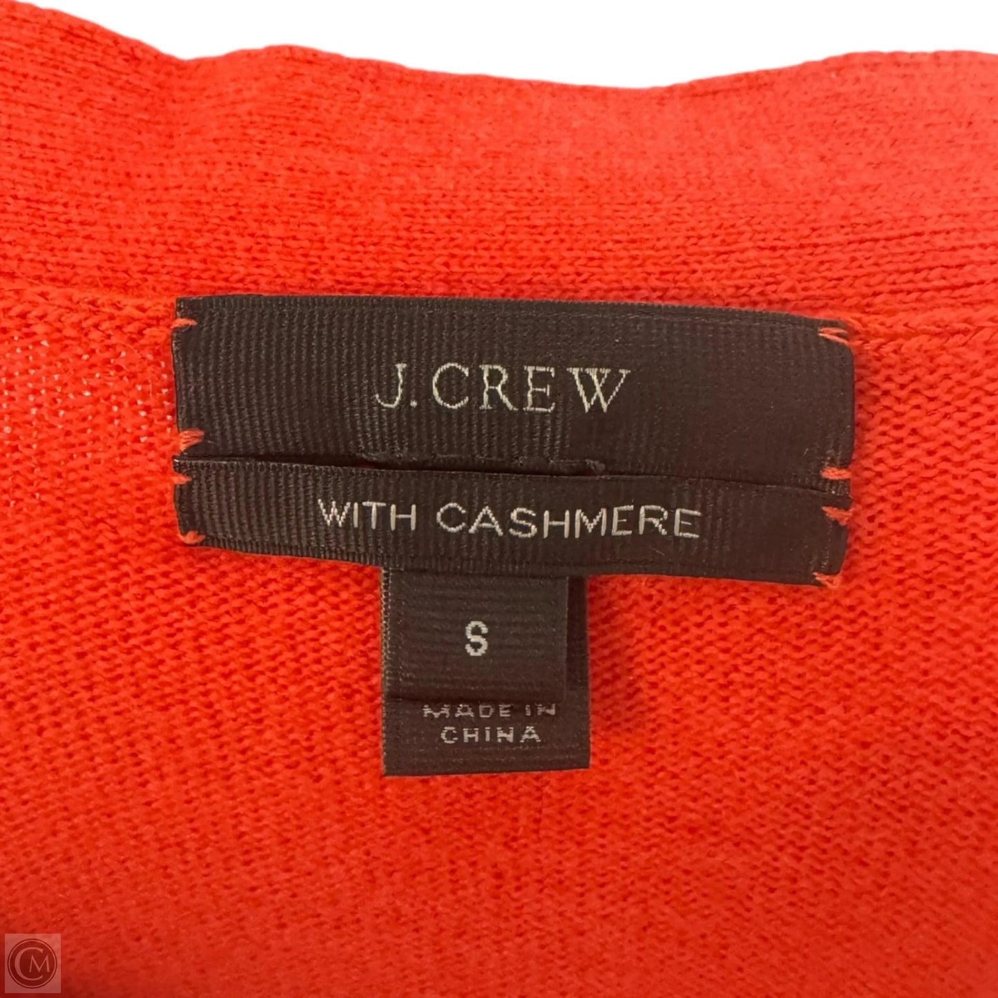 Wool & Cashmere Blend Sweater Cardigan Cashmere By J. Crew In Red, Size: S