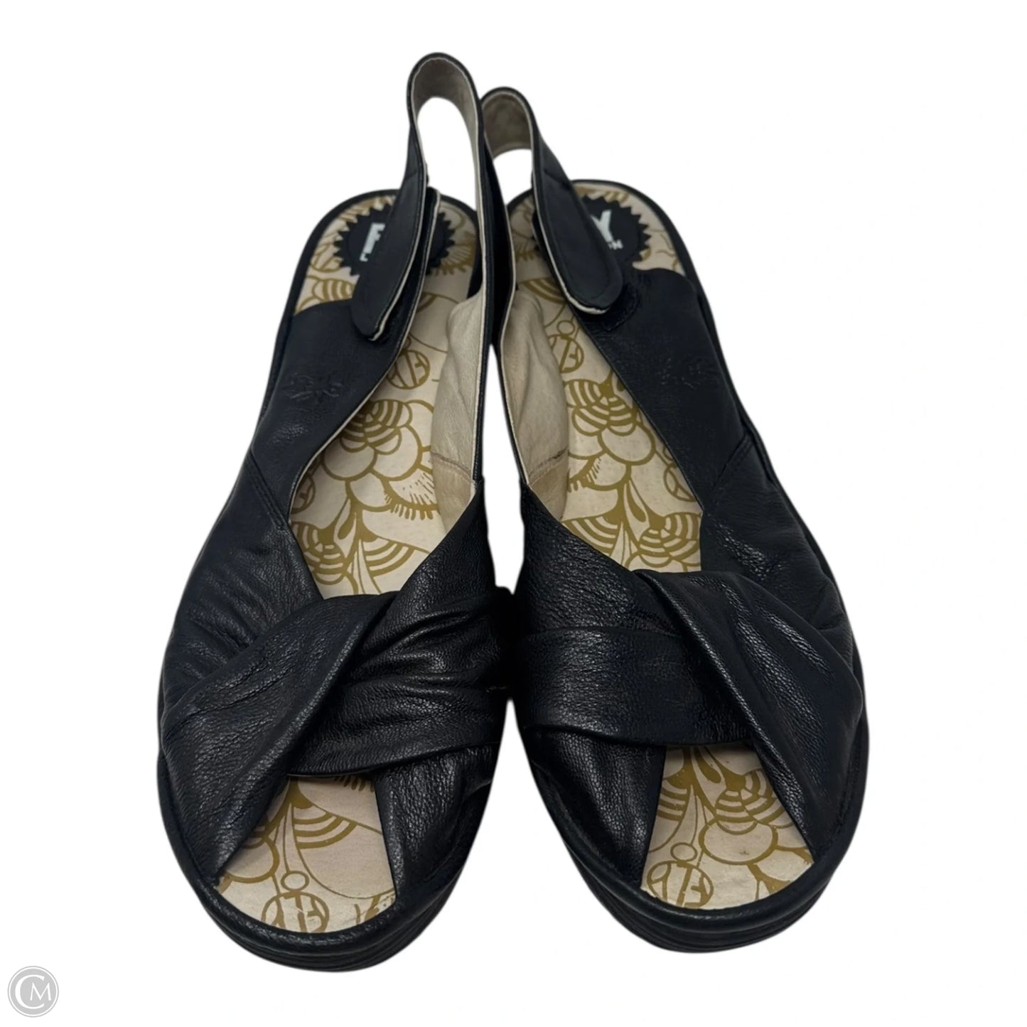 Yakin Sandals Heels Platform By Fly London In Black, Size: 10