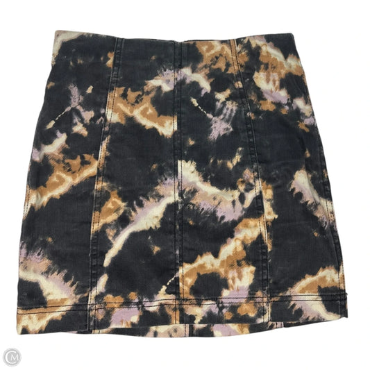 Modern Femme Mini Skirt By Free People In Midnight Combo, Size: 0