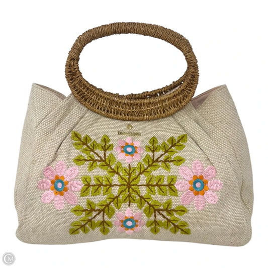 Embroidered Jute Tote By Spartina, Size: Medium