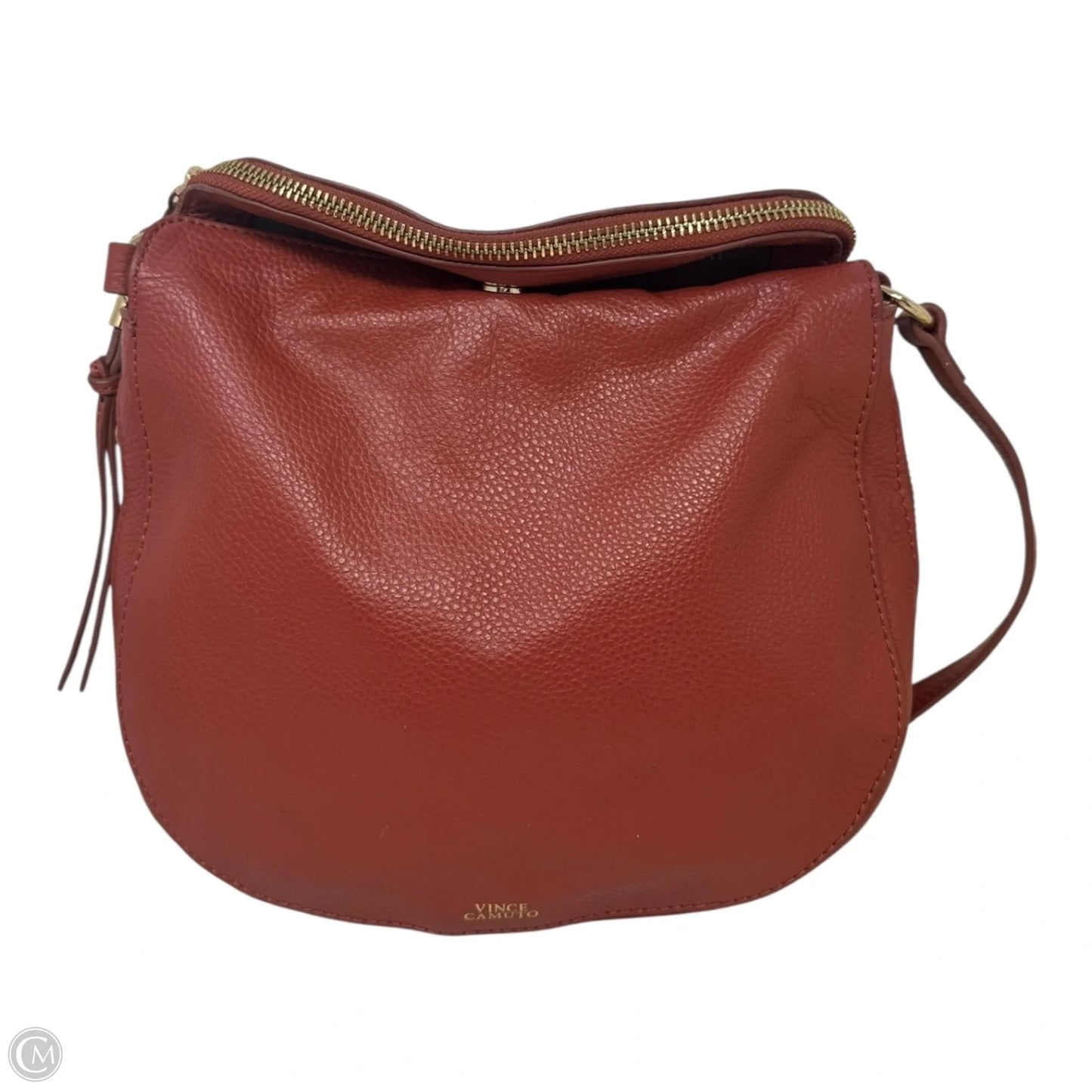 Kenzy Leather Crossbody By Vince Camuto In Clay, Size: Medium