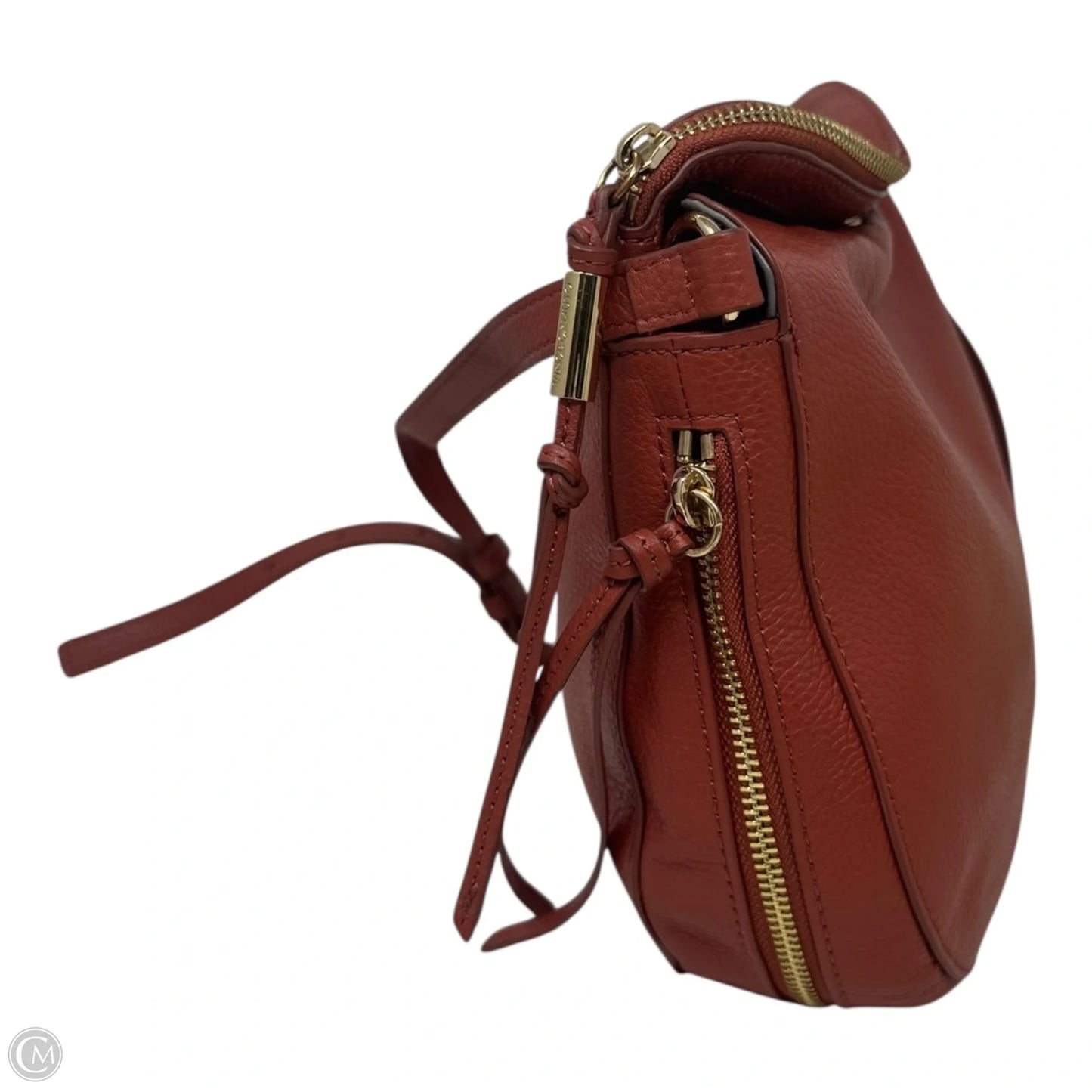 Kenzy Leather Crossbody By Vince Camuto In Clay, Size: Medium