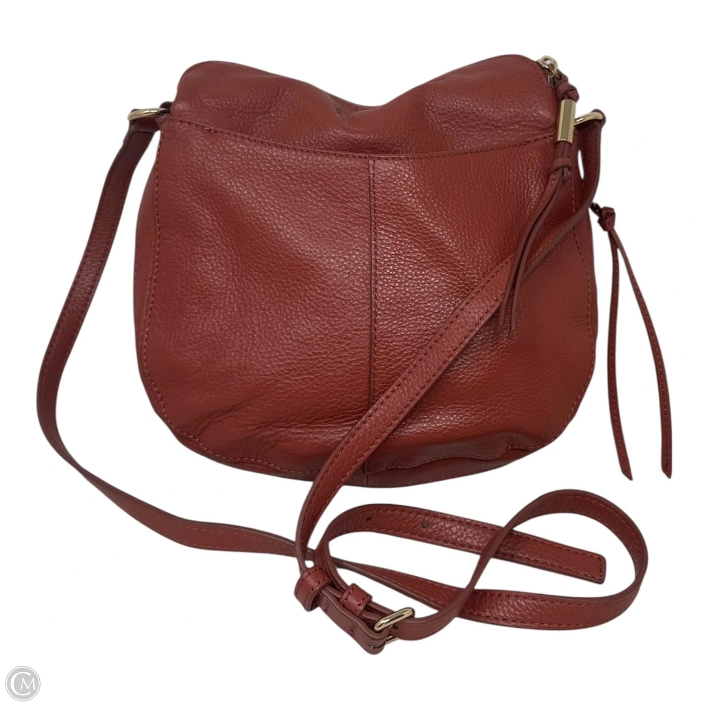 Kenzy Leather Crossbody By Vince Camuto In Clay, Size: Medium