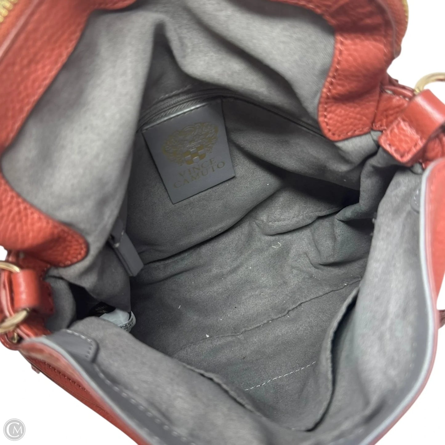 Kenzy Leather Crossbody By Vince Camuto In Clay, Size: Medium