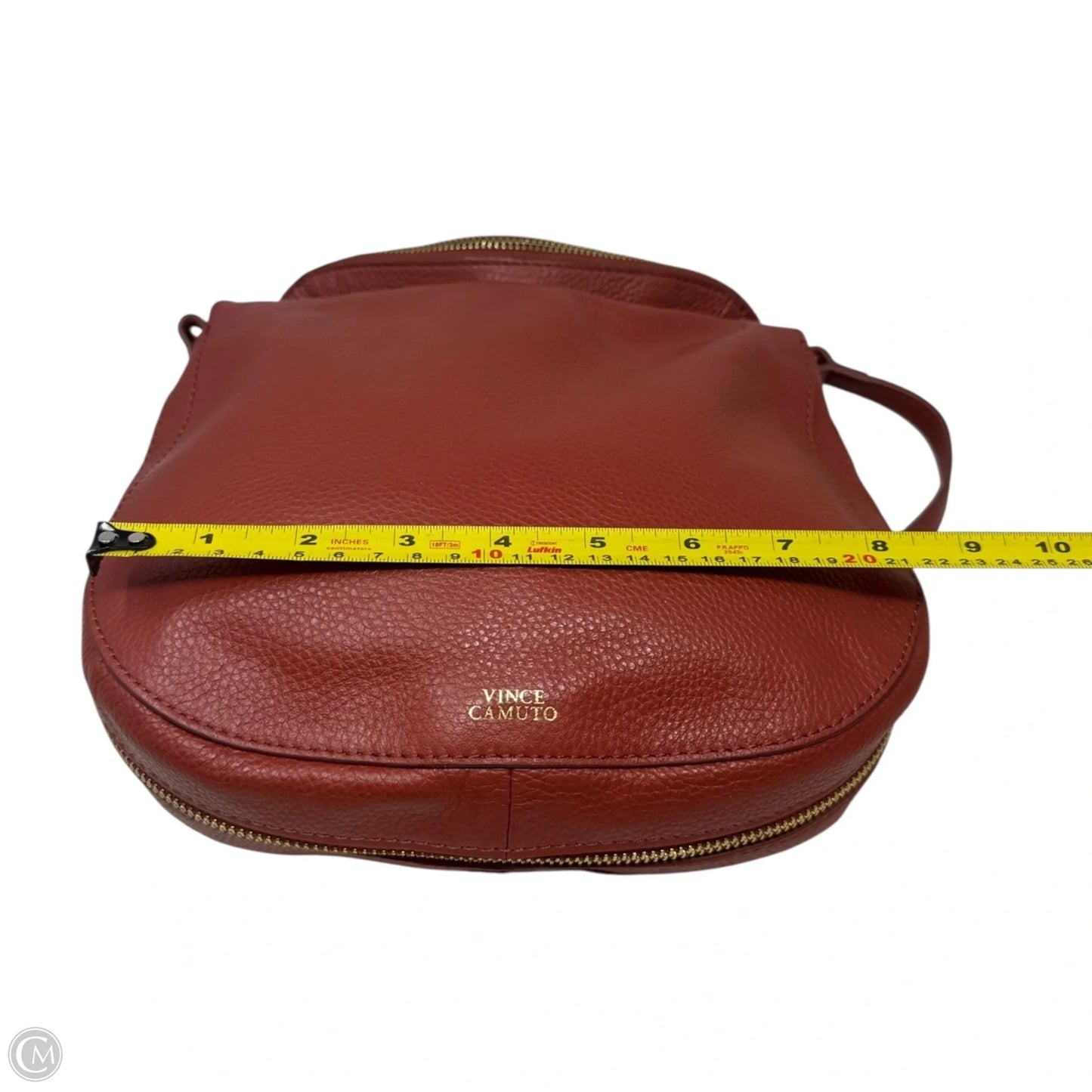 Kenzy Leather Crossbody By Vince Camuto In Clay, Size: Medium