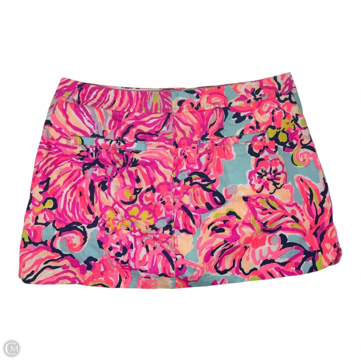 Lorelie Skort Designer By Lilly Pulitzer In Serene Blue Big Escapade, Size: 4