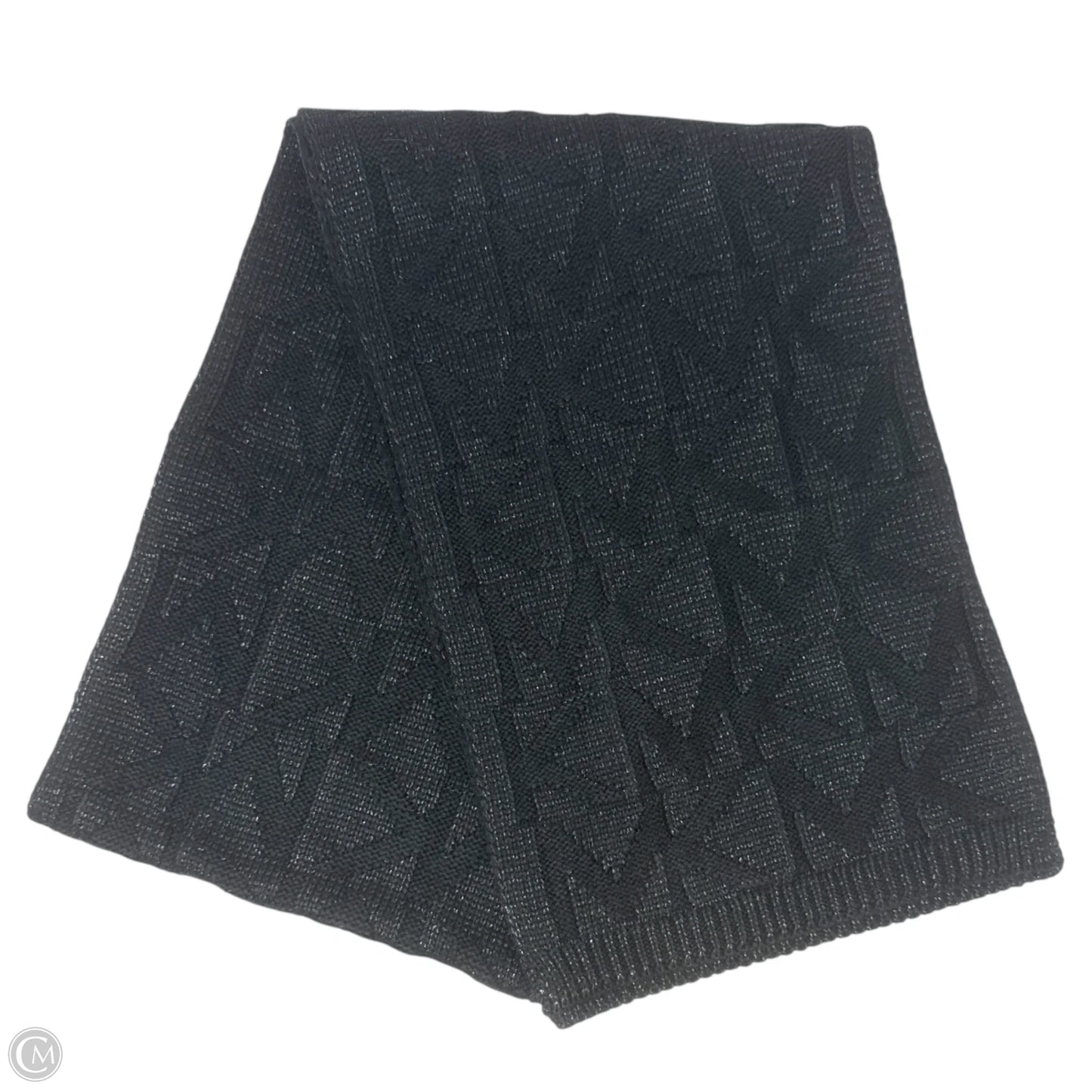 Metallic Knit Long Scarf By Michael By Michael Kors