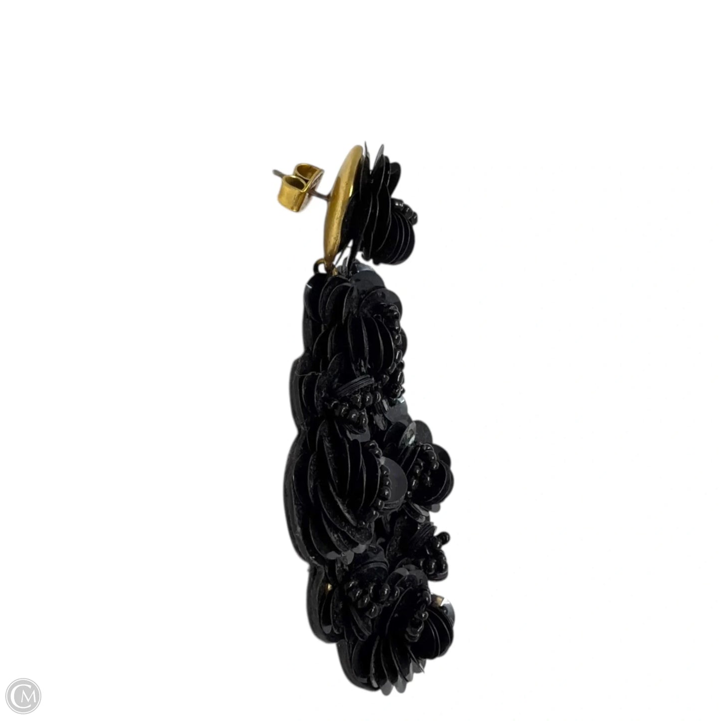 Leather Backed Sequin Petal Earrings By J. Crew