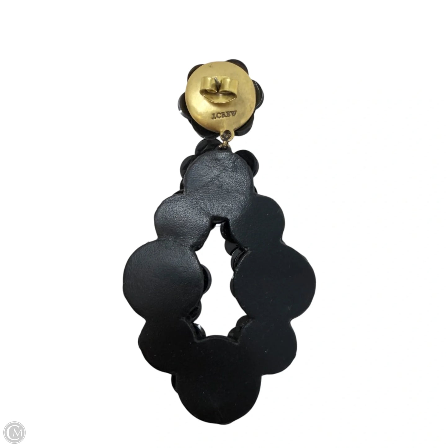 Leather Backed Sequin Petal Earrings By J. Crew