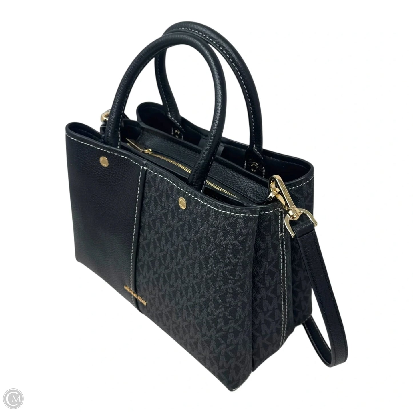 Flora Satchel Handbag Leather By Michael By Michael Kors, Size: Small
