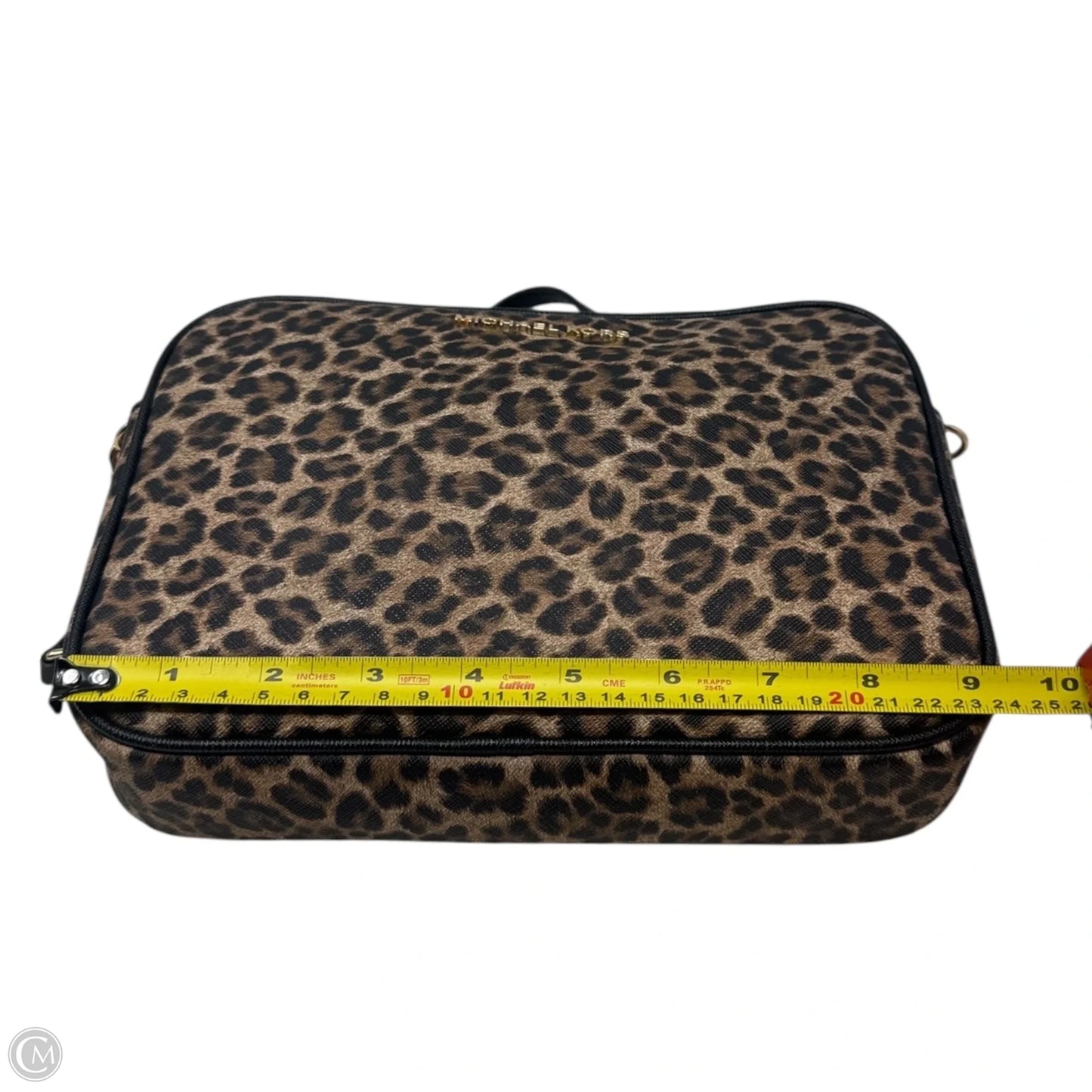 Leopard Crossbody Handbag By Michael By Michael Kors, Size: Small