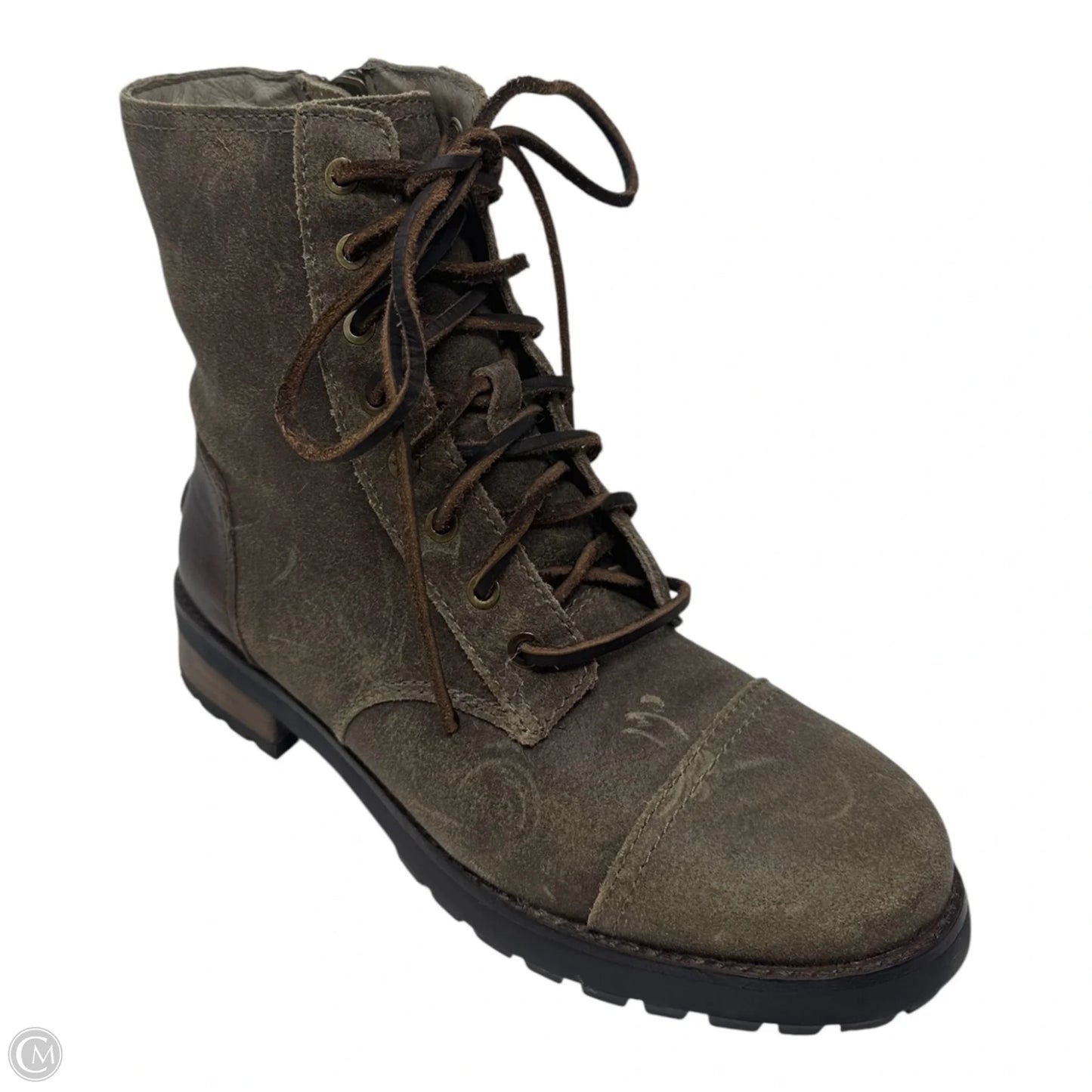 Boots Designer By Ugg In Taupe, Size: 6.5