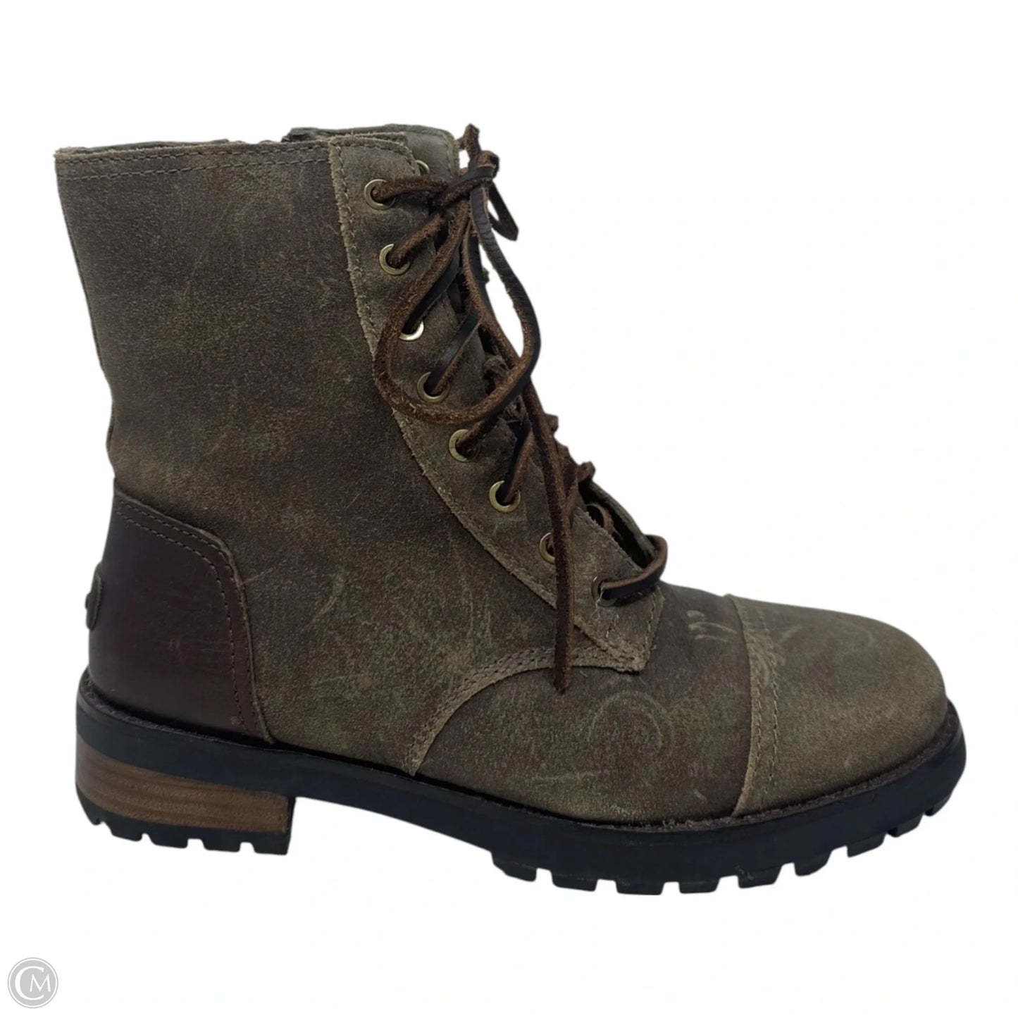 Boots Designer By Ugg In Taupe, Size: 6.5