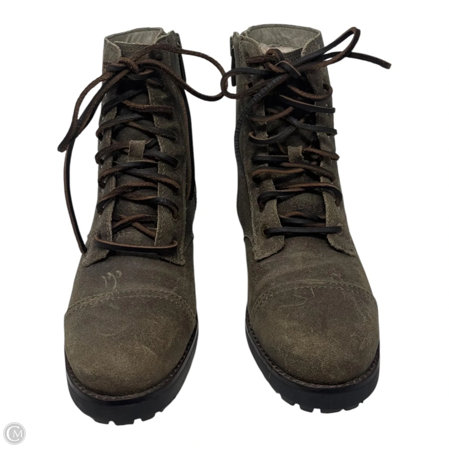 Boots Designer By Ugg In Taupe, Size: 6.5