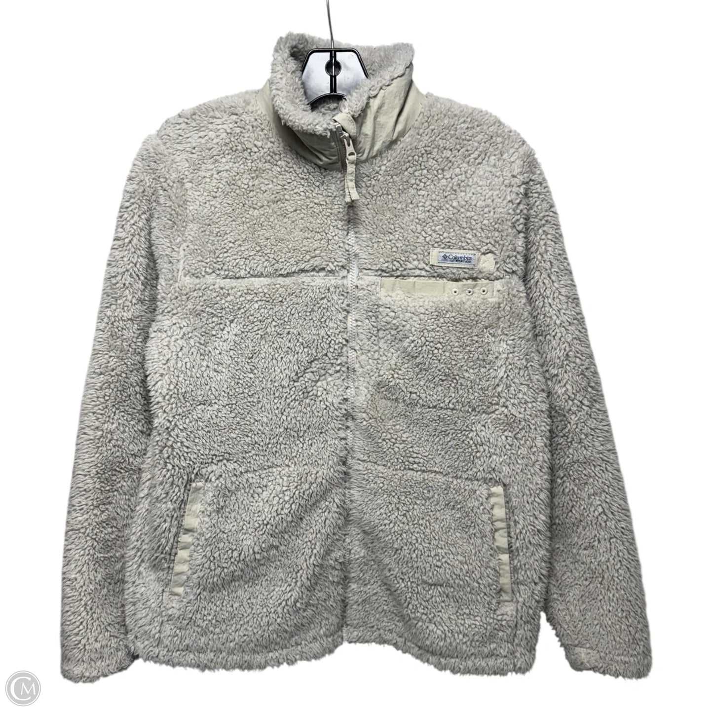 Jacket Fleece By Columbia In Grey, Size: S