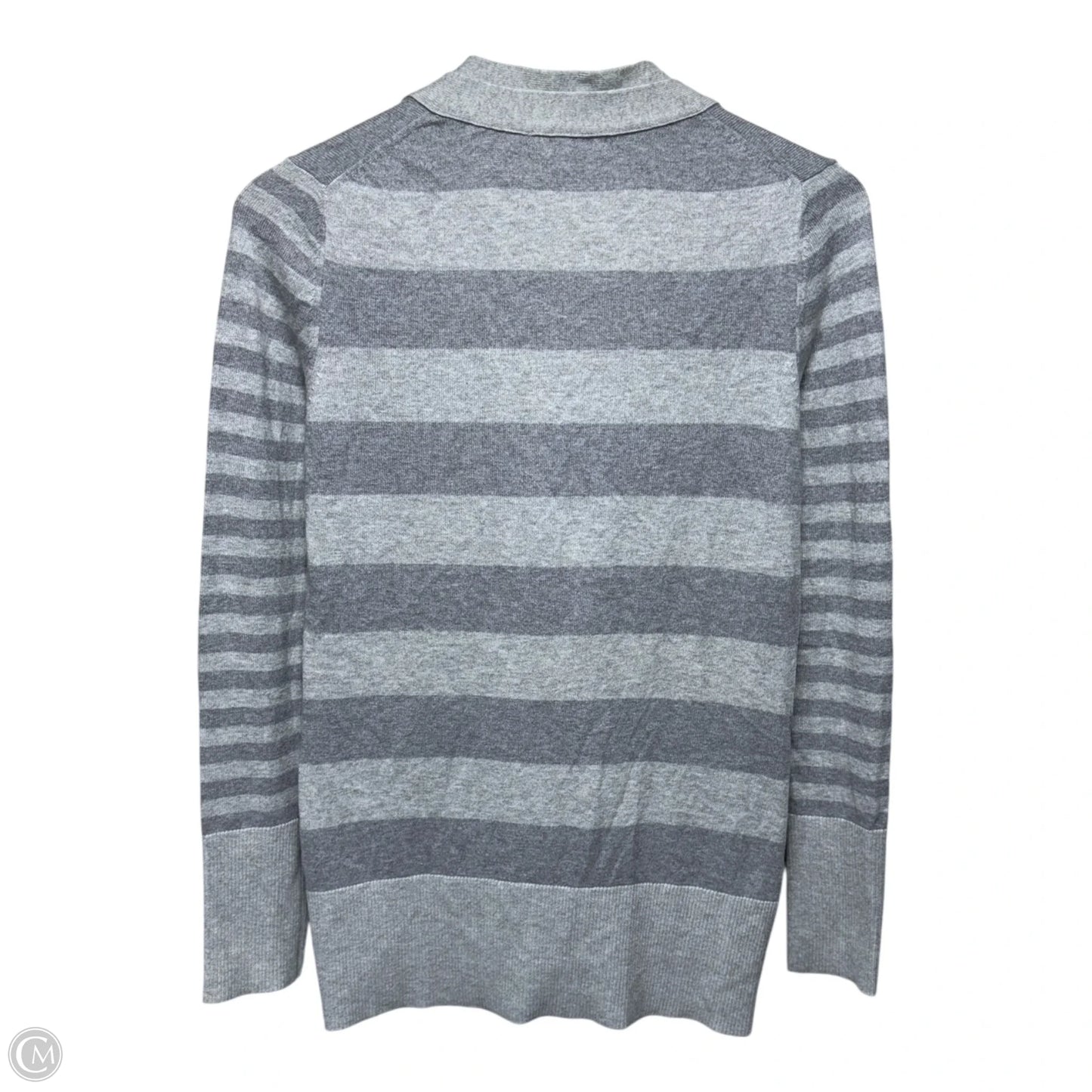 Sweater Cardigan By Banana Republic In Striped Pattern, Size: Xs
