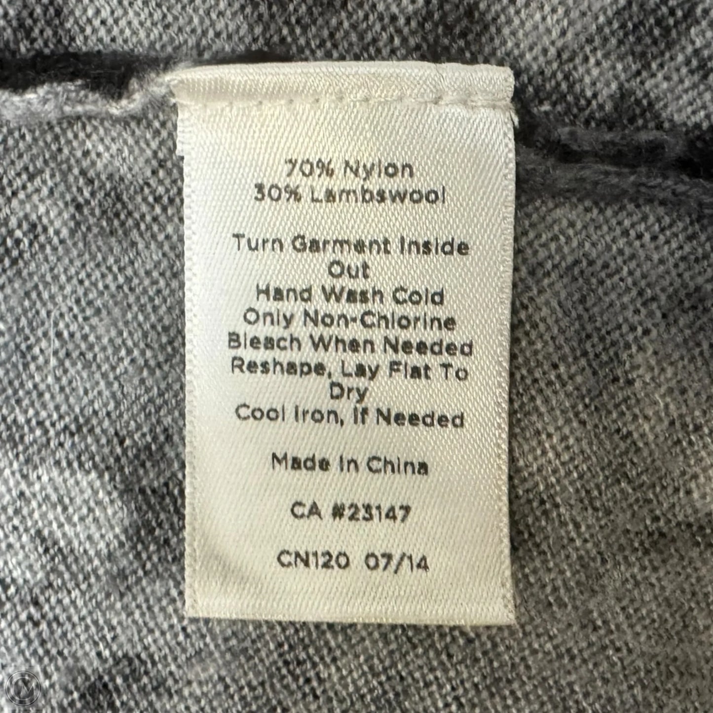 Sweater Cardigan By Talbots In Black & Grey, Size: M