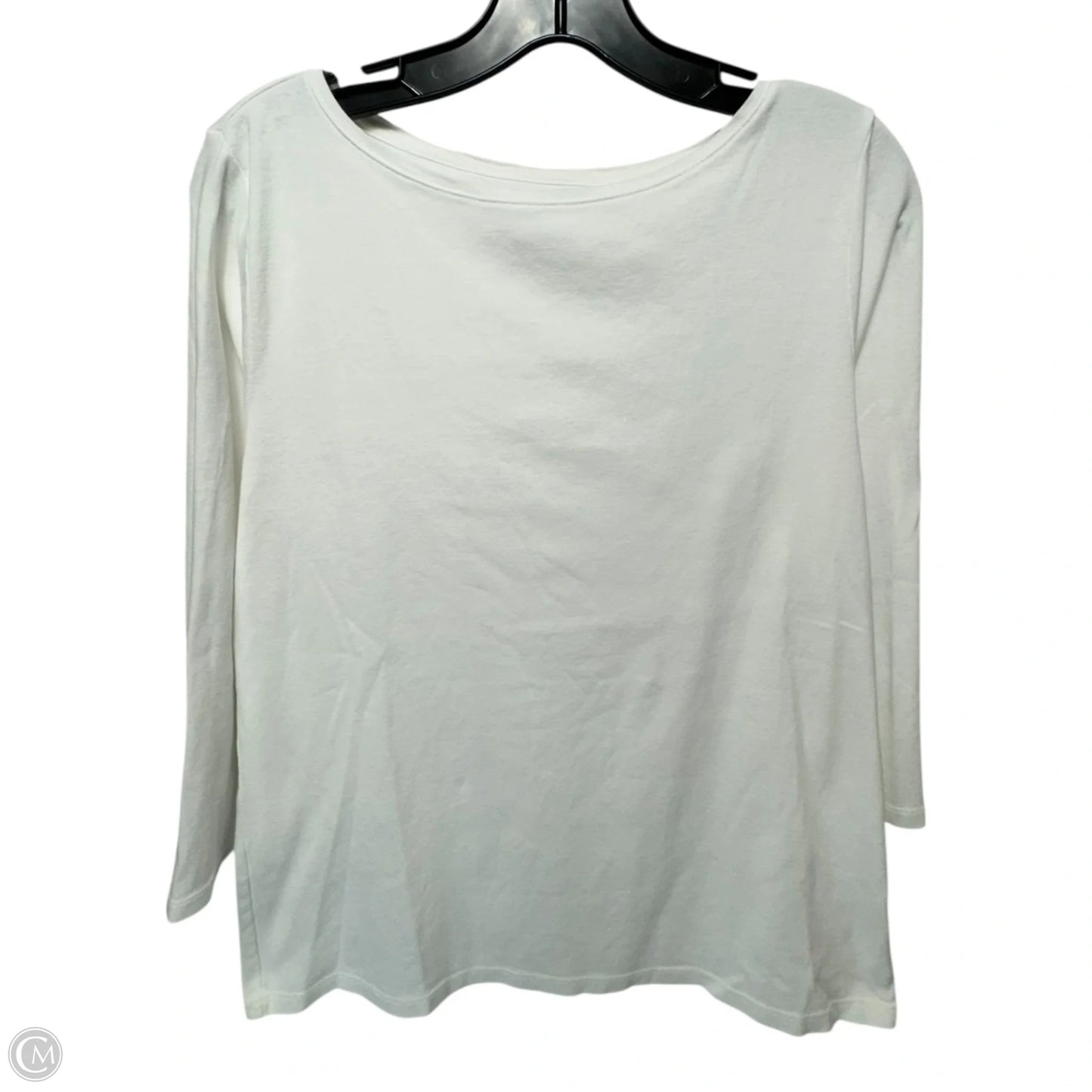 Top Short Sleeve By Lauren By Ralph Lauren In White, Size: 3x
