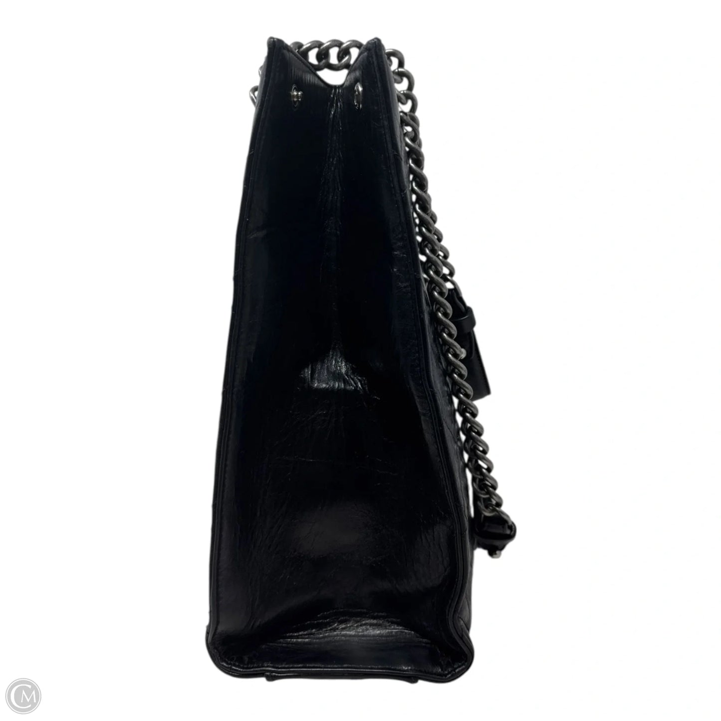 Boy Quilted Shopper Shoulder Handbag Luxury Designer By Chanel, Size: Medium