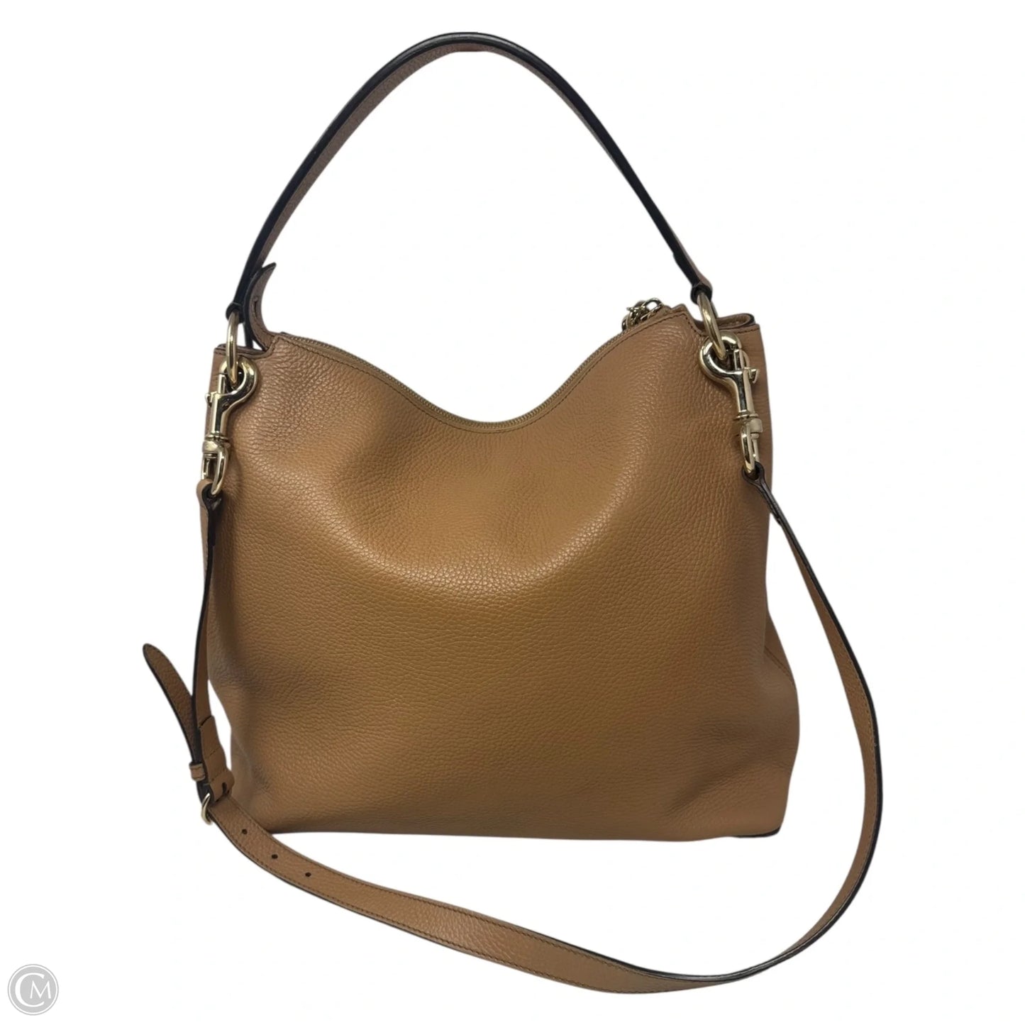 Soho Pebbled Leather Convertible Hobo Bag Luxury Designer By Gucci, Size: Large