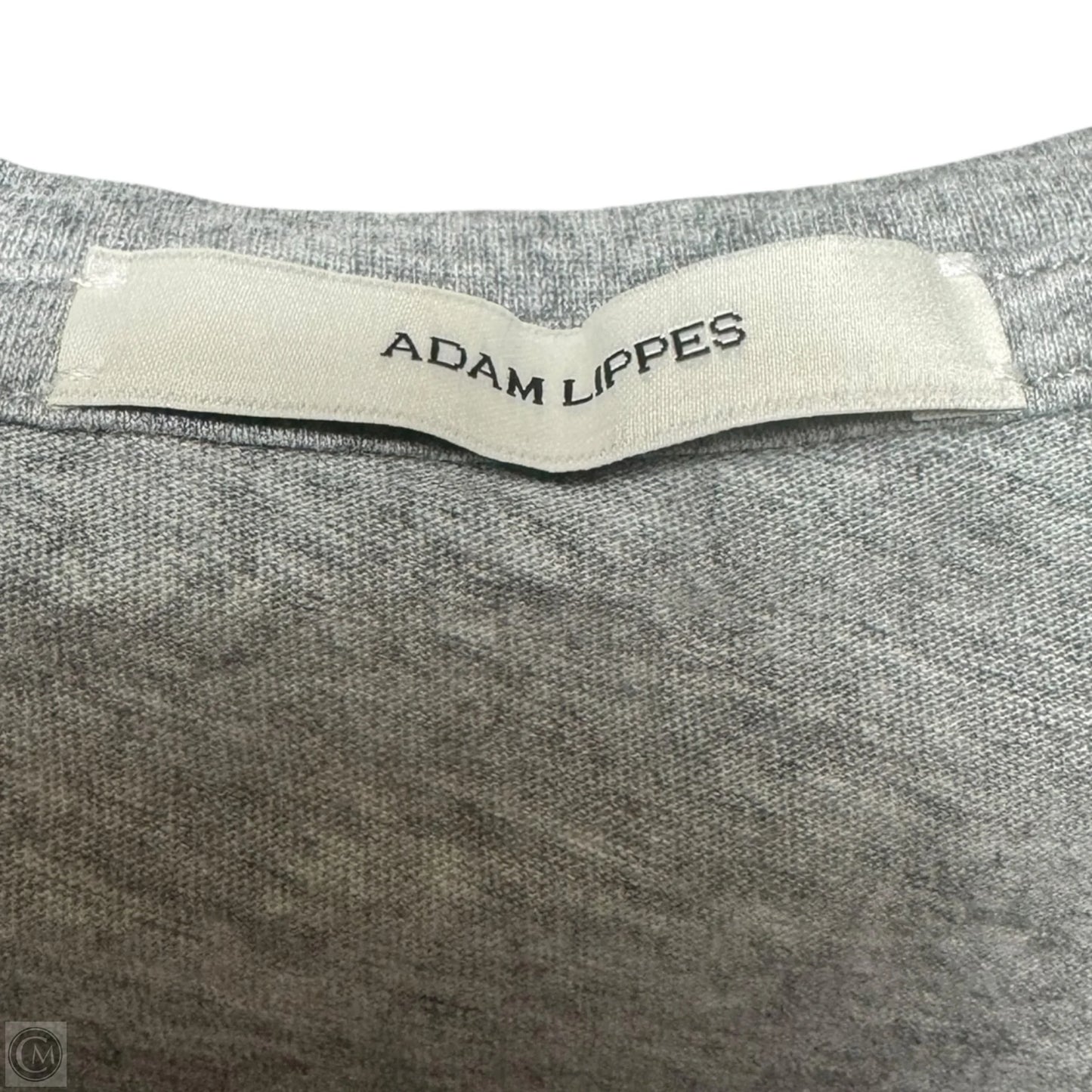 Top Short Sleeve By Adam Lippes In Grey, Size: M