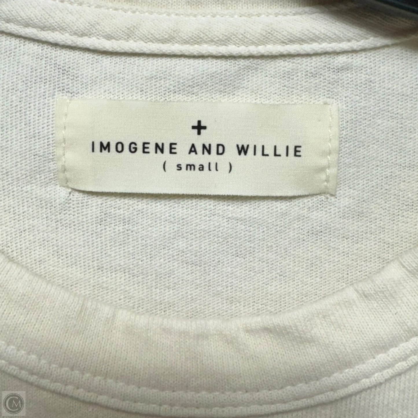Top Short Sleeve By Imogene + Willie In Cream, Size: S