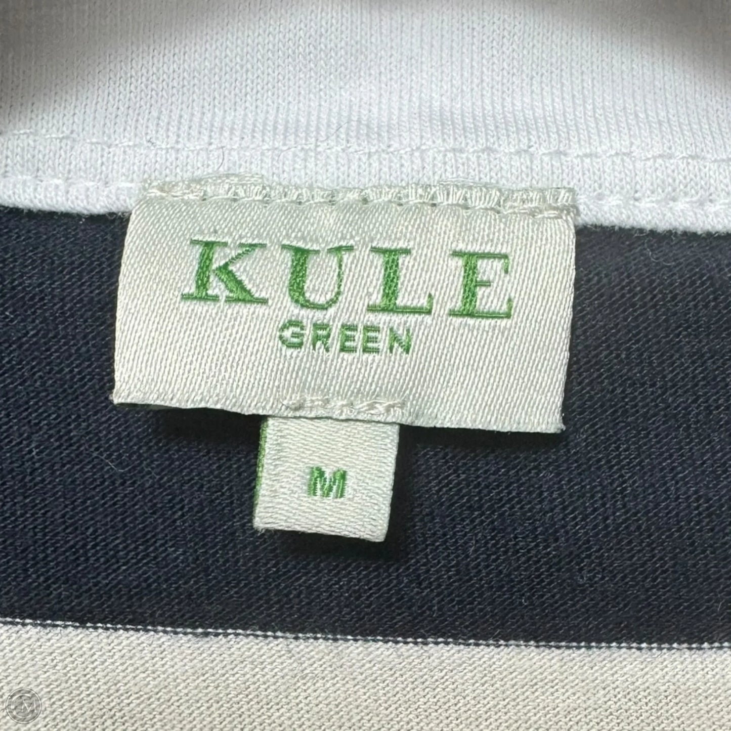 Collared Top Long Sleeve By Kule In Striped Pattern, Size: M