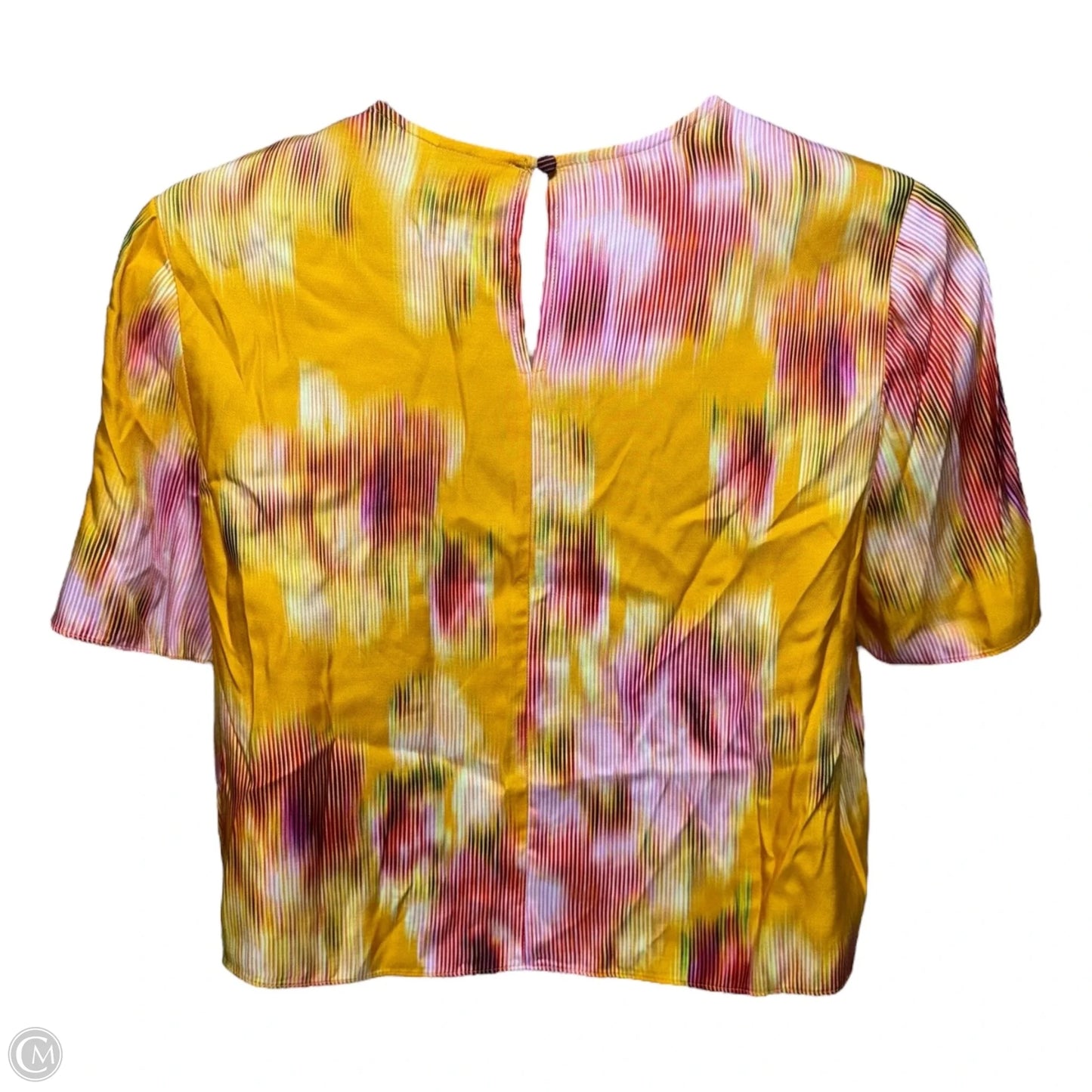 Top Short Sleeve By Ted Baker In Orange, Size: Xl