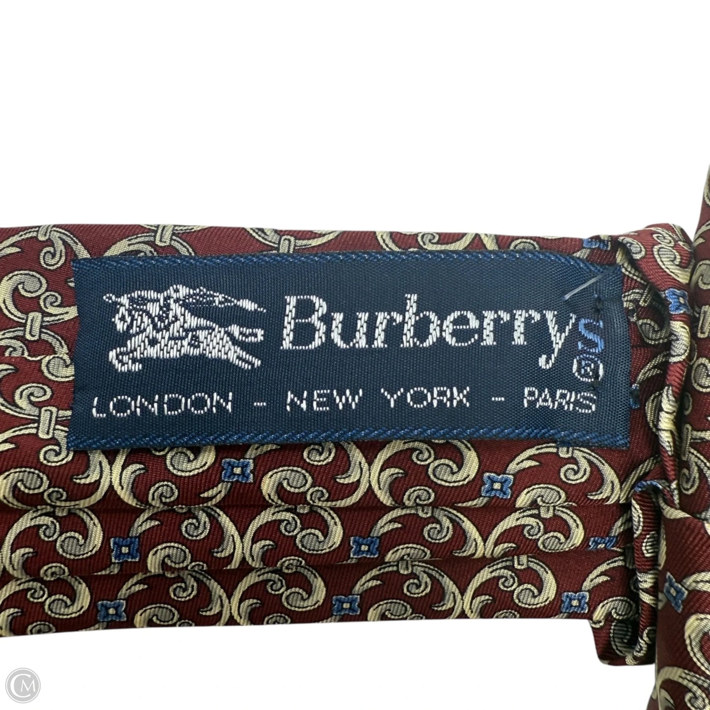 Silk Neck Tie Luxury Designer Tag By Burberry