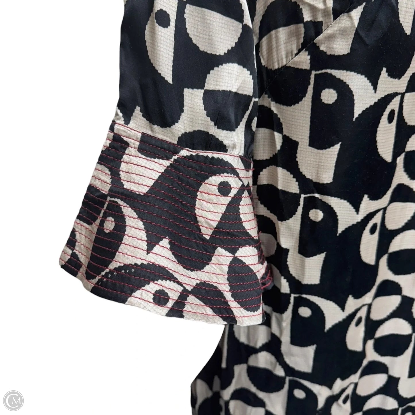 Geo Toucan Mini Dress By Farm Rio In Black & Cream, Size: Xs