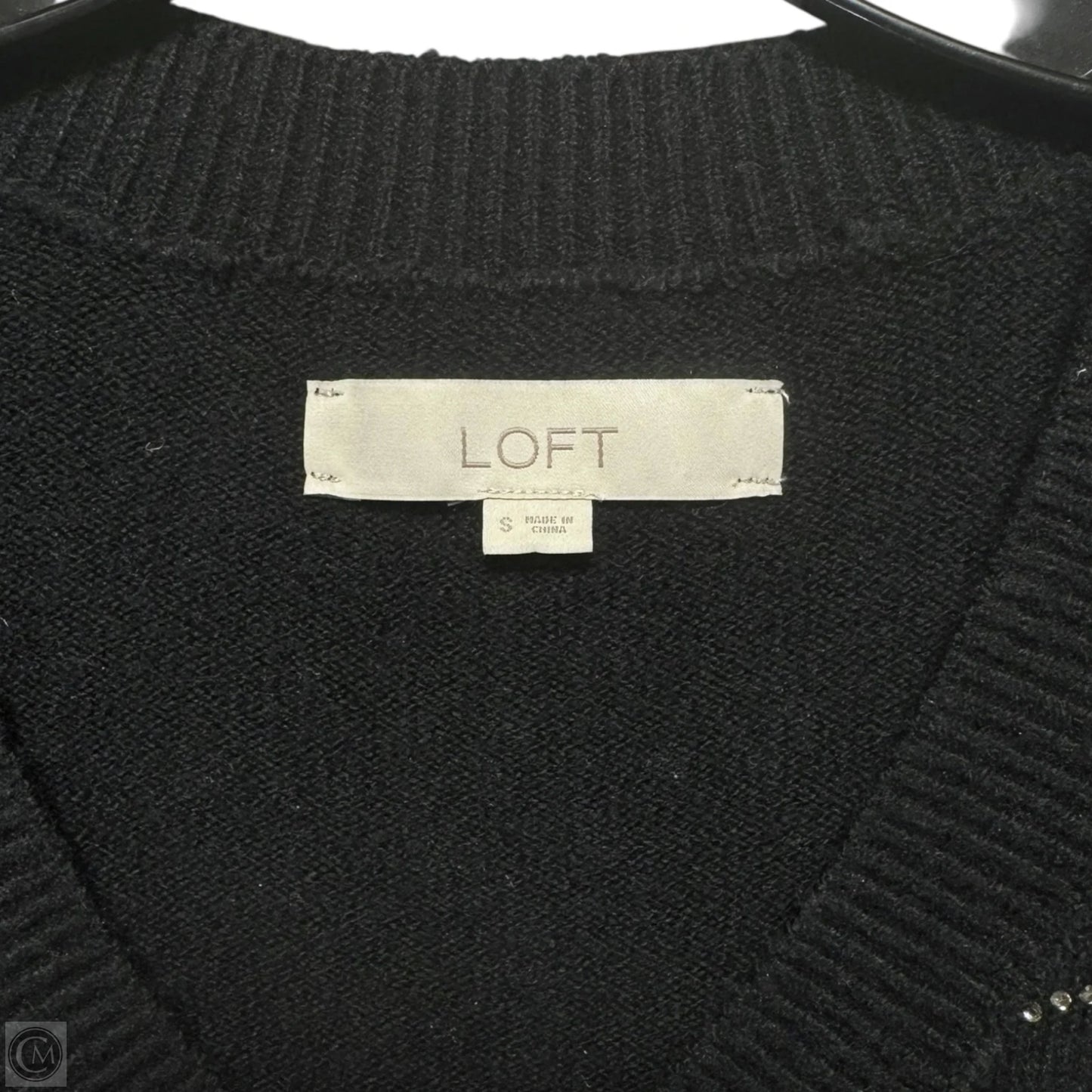 Sweater By Loft In Black, Size: S