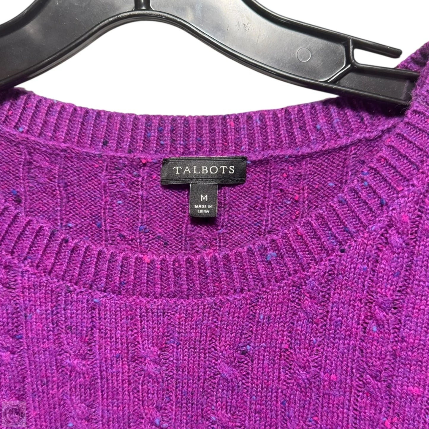 Sweater By Talbots In Purple, Size: M