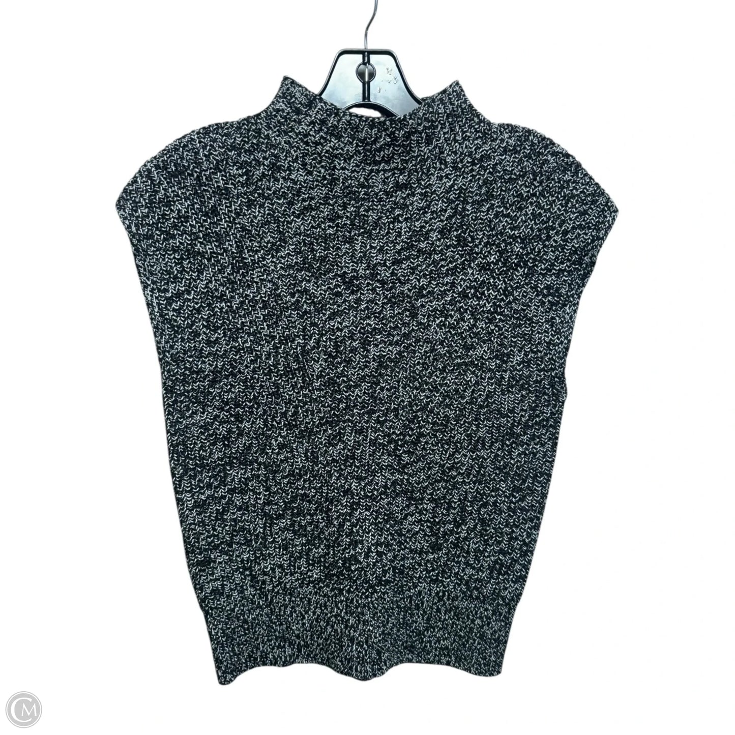 Sweater By Loft In Black & White, Size: Xs