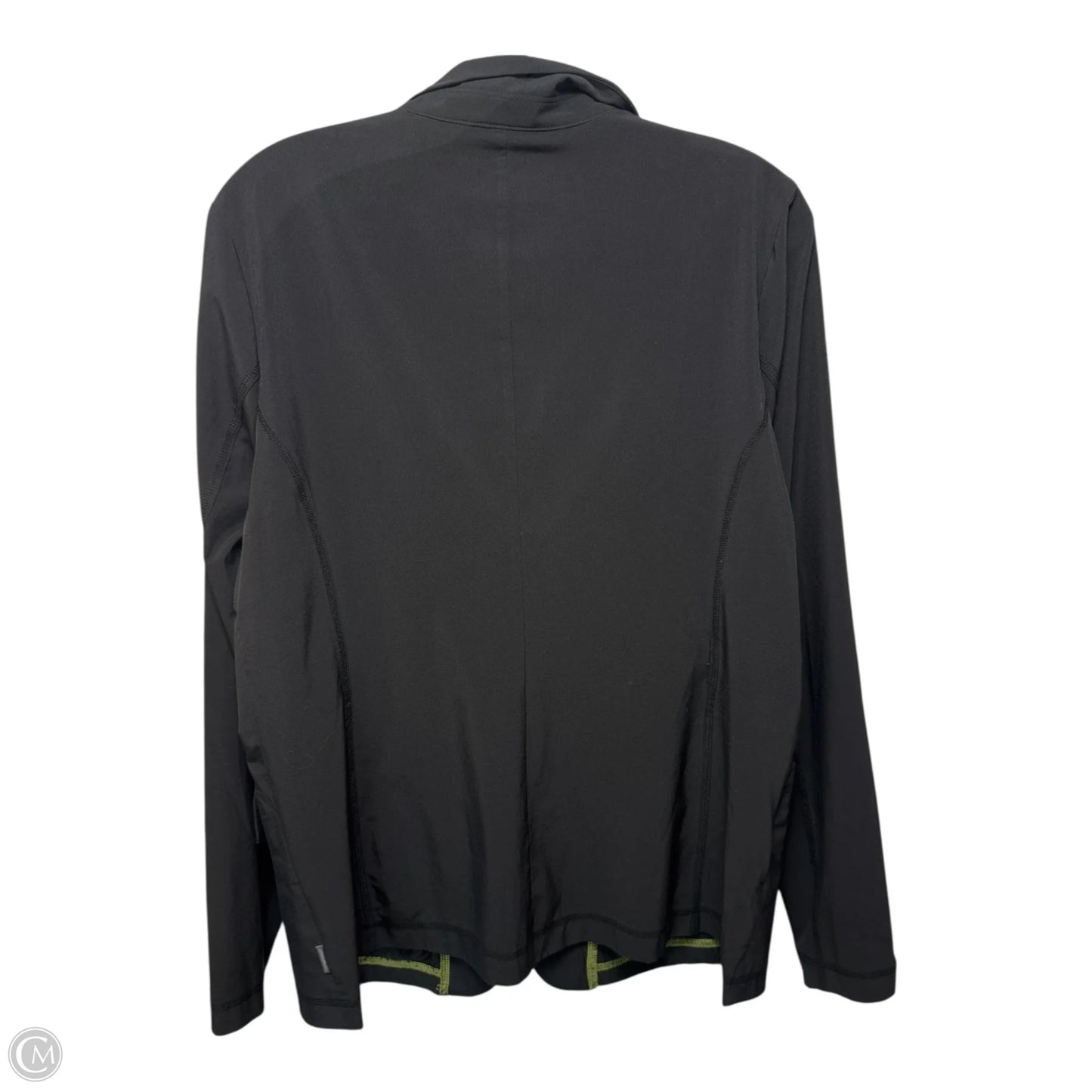 Athletic Jacket By Eddie Bauer In Black, Size: 12