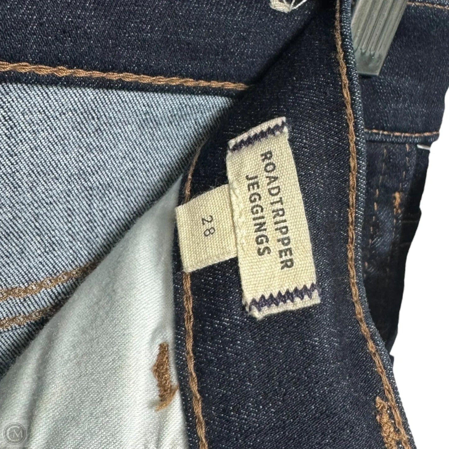 Road-Tripper Jeggings By Madewell In Blue Denim, Size: 6