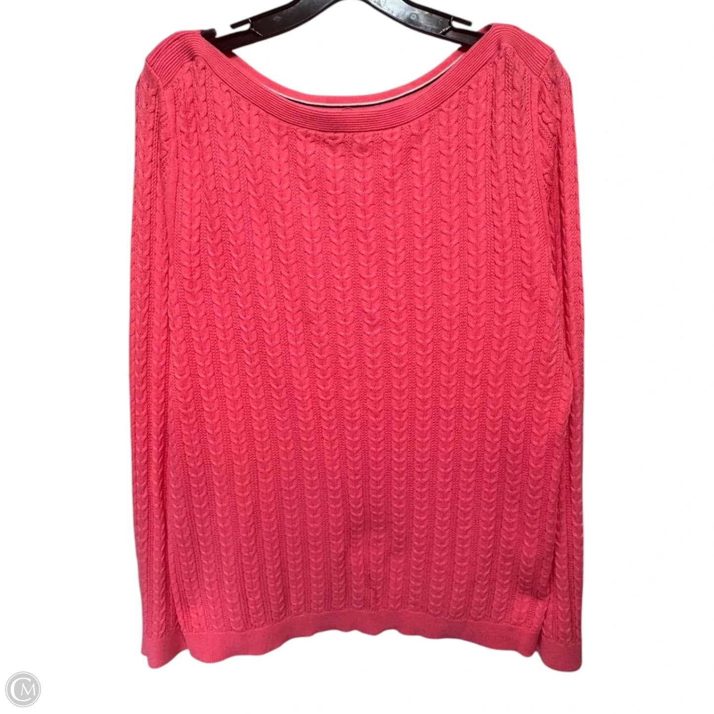 Sweater By Nautica In Pink, Size: L