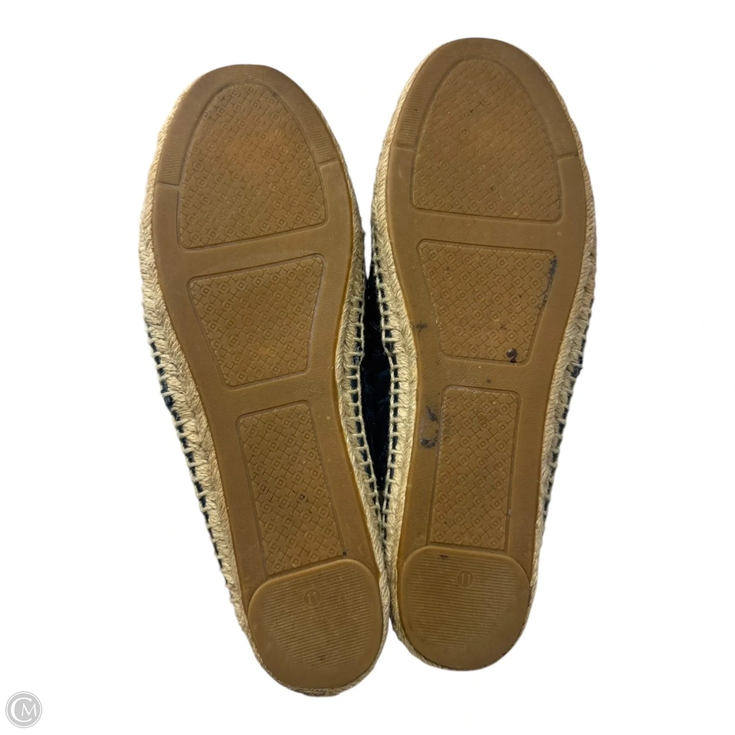 Espadrille Shoes Designer By Tory Burch In Navy, Size: 11
