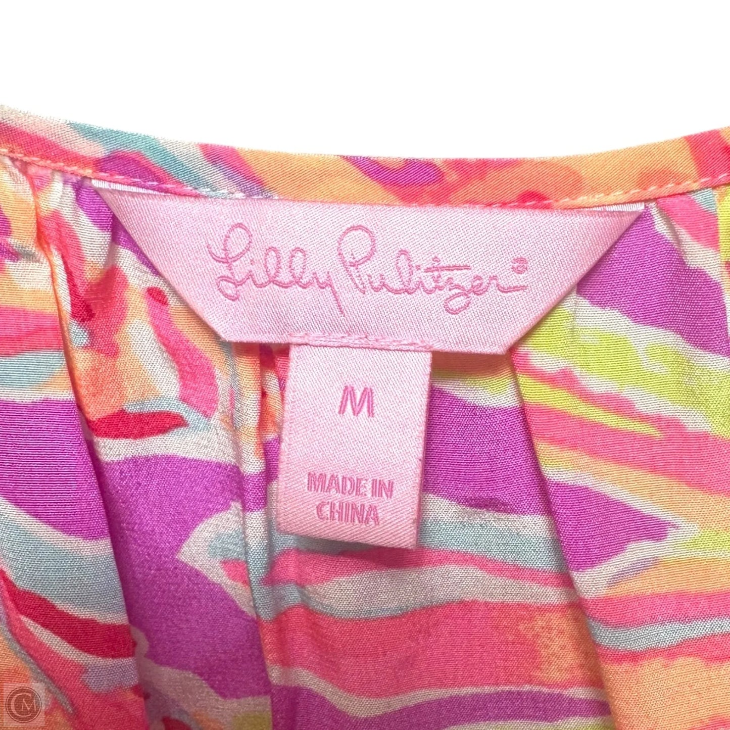 Lachelle Silk Midi Dress Designer By Lilly Pulitzer In Amethyst Sunseekers, Size: M