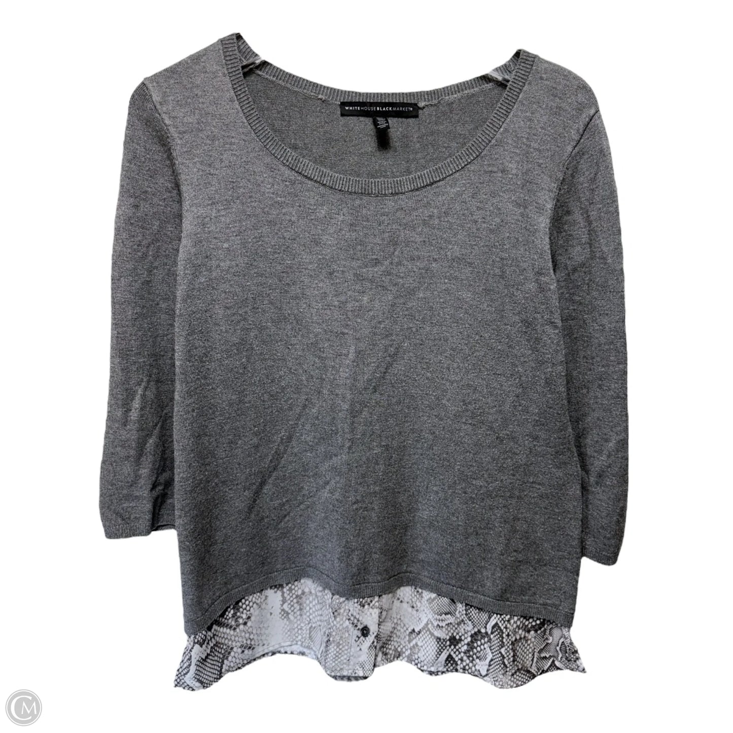 Sweater By White House Black Market In Grey, Size: M