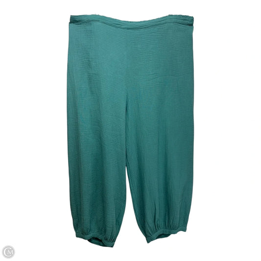 Gauze Pants Lounge By Bryn Walker In Aqua, Size: Xl