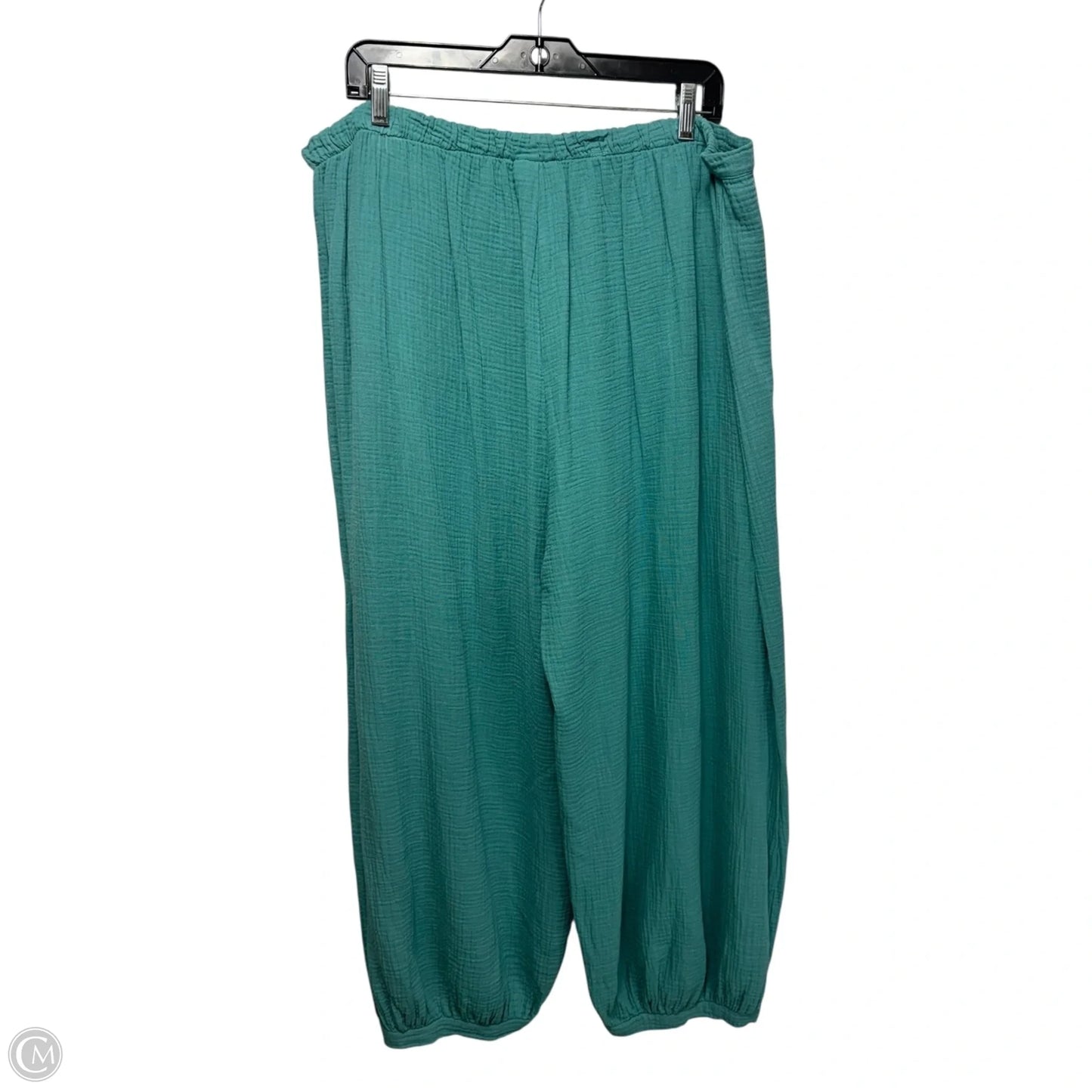 Gauze Pants Lounge By Bryn Walker In Aqua, Size: Xl