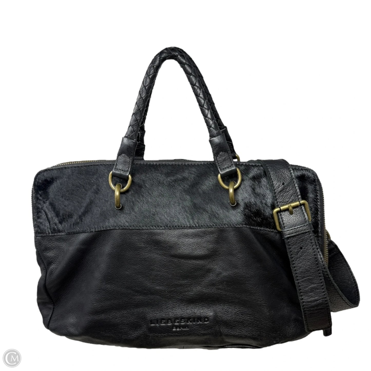 Vintage Koko Leather & Pony Satchel By Liebeskind, Size: Large