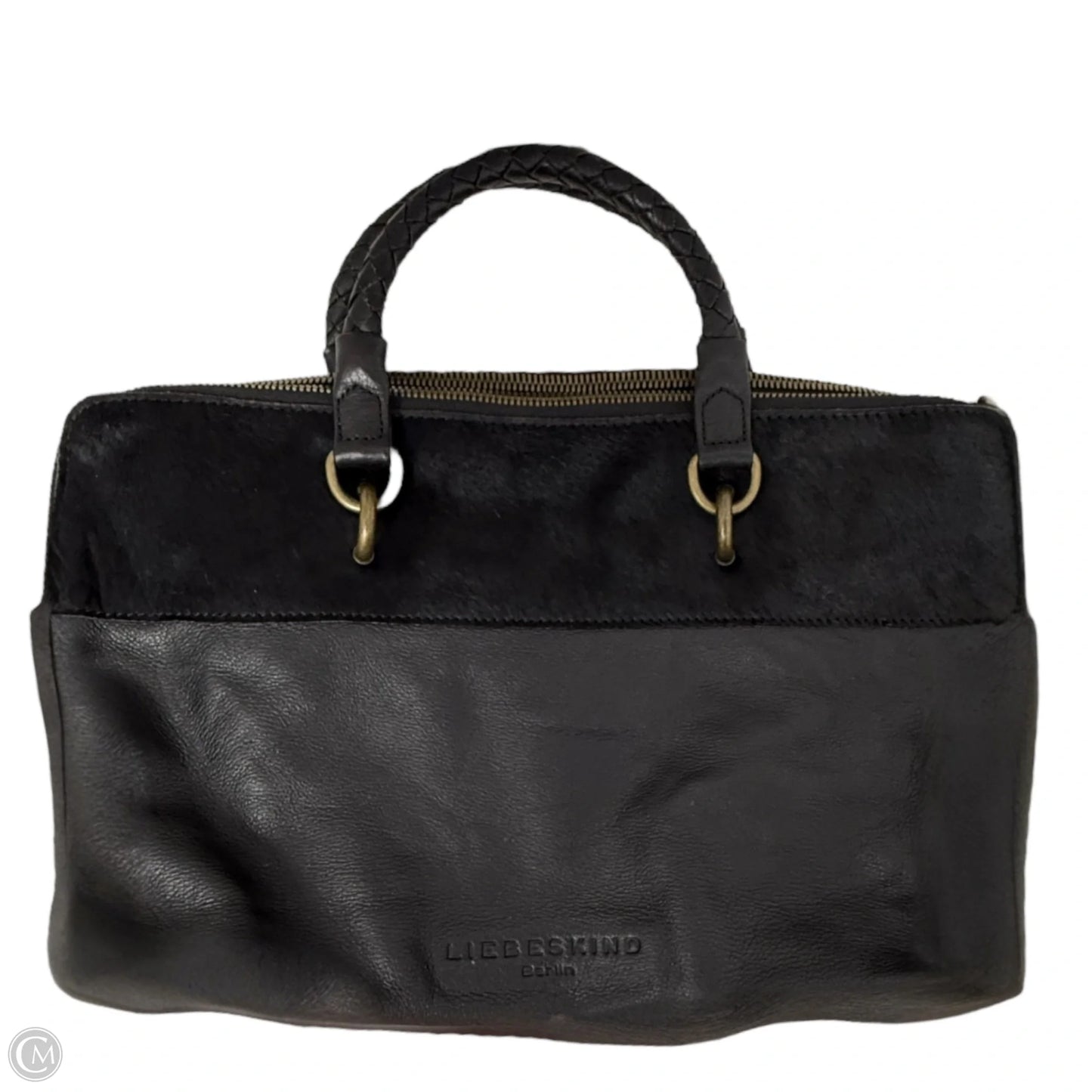 Vintage Koko Leather & Pony Satchel By Liebeskind, Size: Large