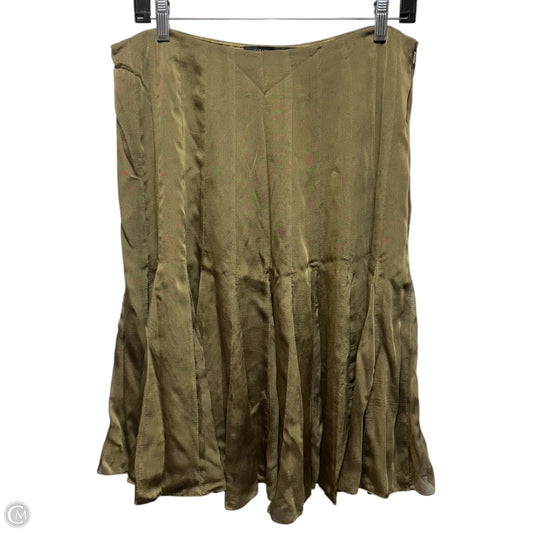 Skirt Midi By Carmen Marc Valvo In Green, Size: 12